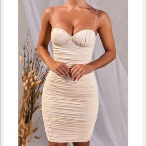 Oh Polly Midi Dress Size UK 8